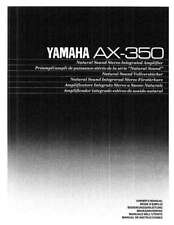 Yamaha AX-350 Amplificatore Manuale Proprietario