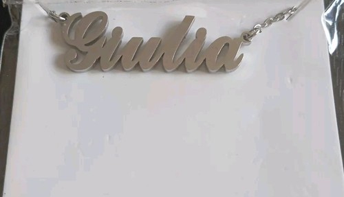 Collana donna con nome giulia - con,