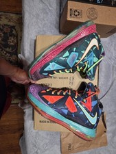 Nike LeBron 10 Premium What The MVP 2013 Autentiche Flight Club Ricevuta Inclusa