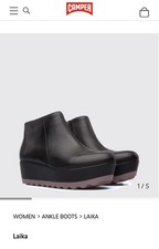 Camper Laika Black Leather