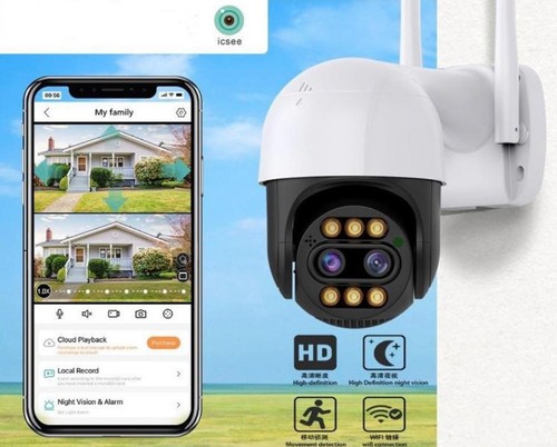Telecamera ptz wifi doppia - ptz,