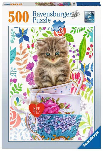 Puzzle gattini tazzine - puzzle,