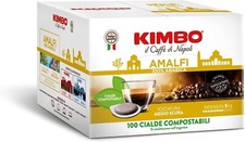 100 Cialde Kimbo Amalfi 100% Arabica - Cialde Compostabili ESE - Armonia