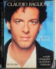 NOTTI DI NOTE. CLAUDIO BAGLIONI. RUSCONI.