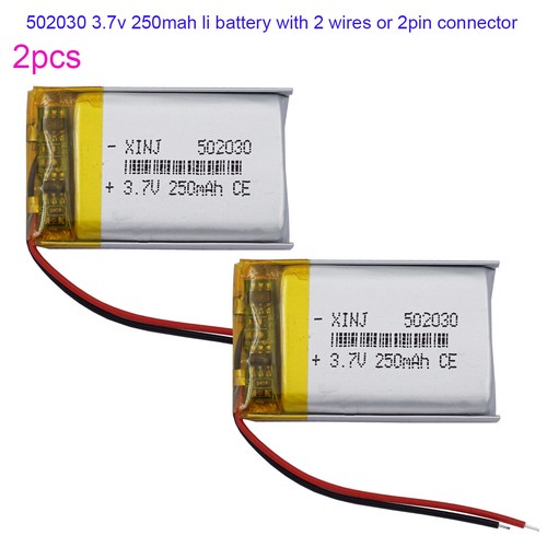2pcs 250mah 0 - 2pcs,