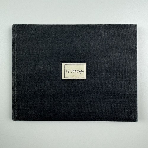 Message miniature book by - le,