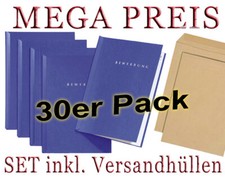 30 Cartelle Di Candidatura Blu