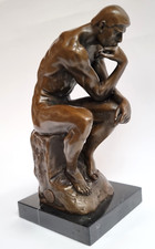 Thinker Bronze Sculpture