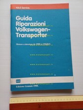 Volkswagen Transporter Diesel 1.9 1988 manuale officina motore originale