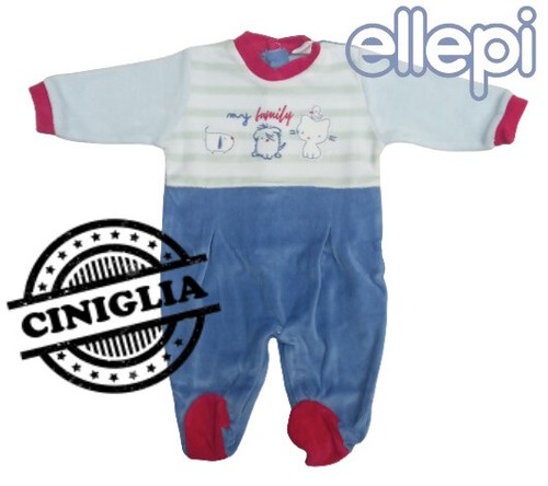 Tutina ciniglia neonato ellepi - tutina,