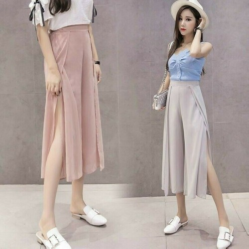 Donna chiffon gamba larga - gamba,