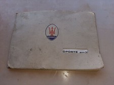 maserati  quattroporte AM 330 US. 1980 owner's manual  (modification EUROPEAN )