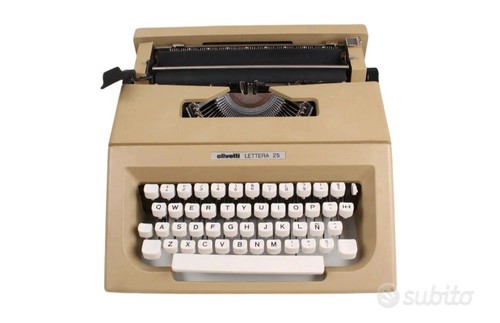 Macchina scrivere olivetti - macchina, da
