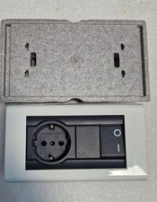 Kit supporto 4 posti 4744N+ placca bianca + bipolare bticino living classic orig