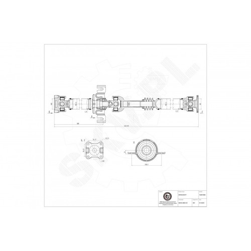 Cardan arbre transmission - arbre,