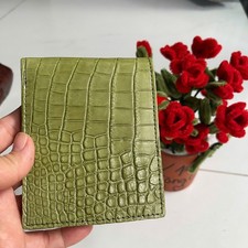 Portafoglio uomo bifold verde - bifold,