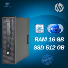PC DESKTOP HP 800G1 SFF INTEL I7 RAM 16GB SSD 512GB WIN 11 PRO RICONDIZIONATO