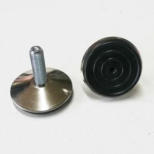 PIEDE PIEDINO ACCIAIO CROMATO