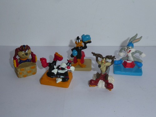 Lot 5 figurines looney - :,