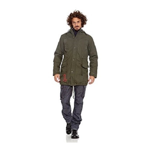 Desigual kaki oliva parka