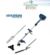 Decespugliatore + Tagliasiepi + Motosega + Disco girevole 42,7cc Hyundai - 35250