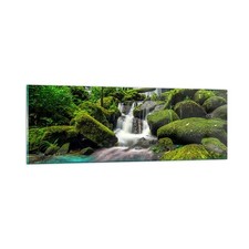Quadro su Vetro 90x30cm parco