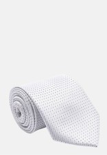 Cravatta Uomo Elegante Bianca