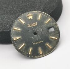 Rolex rare tropical black gilt dial 6694 precision models used condition Singer
