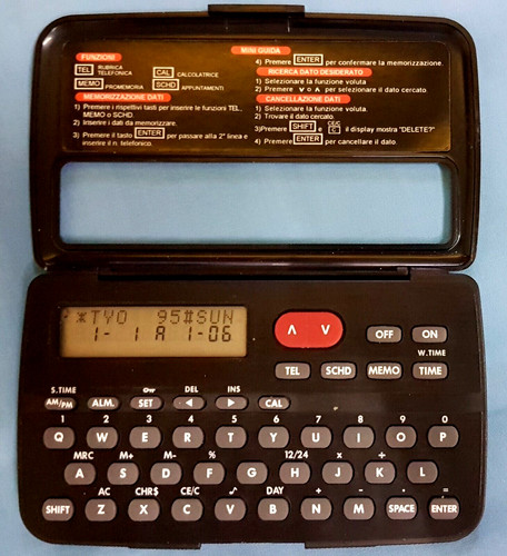 Agenda elettronica vintage - elettronica,
