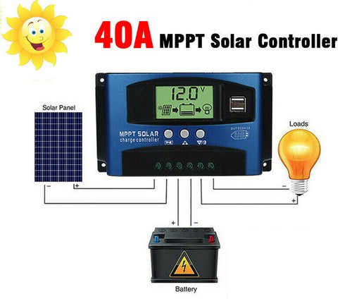 40a mppt solare charge - 40a,