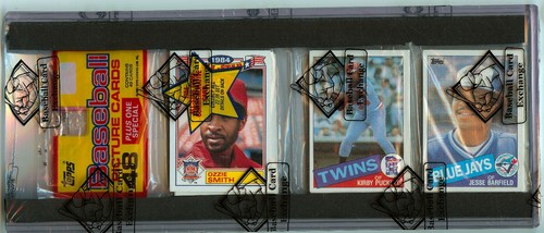 Topps baseball rack pack 1985 - topps,