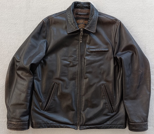 Giacca pelle mucca chevignon - giacca,