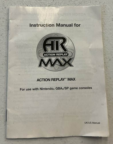 Action replay max gba - ar,