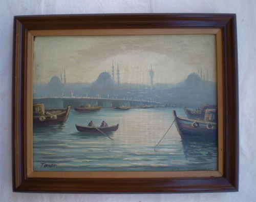 Turco arte paesaggio marino - turco?,