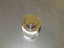 Pulsante singolo cromato