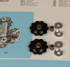 Pulegge Jockey Deragliatore Posteriore Campagnolo Vintage 10T 930/A Nouvo/Super Record