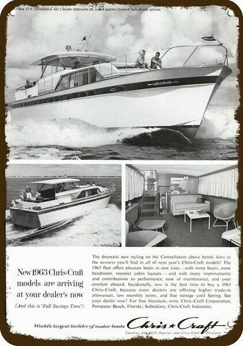 1963 chris craft constellation - craft,
