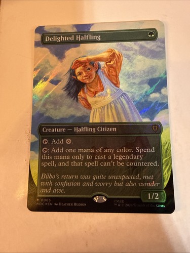 Mtg magic delighted halfling - delighted,