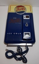 Telefono Vintage Parete PEPSI COLA Design Frigo NON FUNZIONANTE Per Decorazione