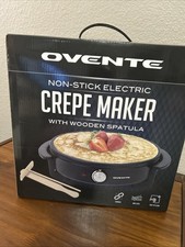 Crepiera elettrica e piano cottura per frittelle con piastra calda antiaderente 12"