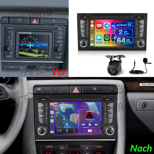Autoradio 64gb carplay - 4+64gb, 7"
