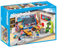 PLAYMOBIL 9455 LEZIONI DI STORIA City Life scuola aula scuola RARO