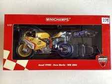 Minichamps modello 1:12 Ducati 999RS Steve Martin WSB 2004 confezione originale nuova!