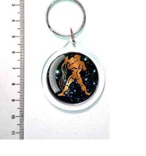 PORTACHIAVI SEGNO ZODIACALE ZODIACO IDEA REGALO COSTELLAZIONI STELLE ACQUARIO