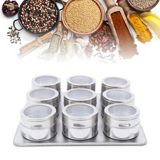 9PCS Portaspezie Magnetico