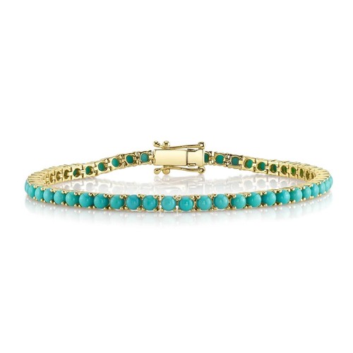 Bracciale tennis turchese - bracciale,