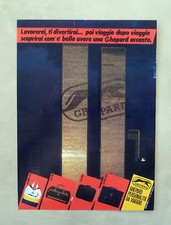 D981 - Advertising Pubblicità -1987 - GHEPARD PERSONALITA' DA VIAGGIO