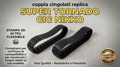 Ricambio cingoli nikko super - ricambio,