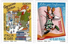 2010 REPUBBLICA ITALIANA n. 3219 / 3220 EUROPA LIBRI INFANZIA MNH MF131675
