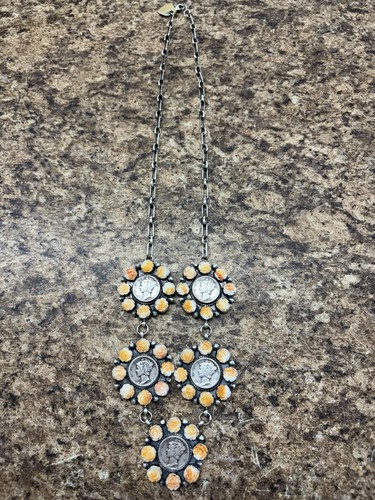 Collana con monete - , mercurio